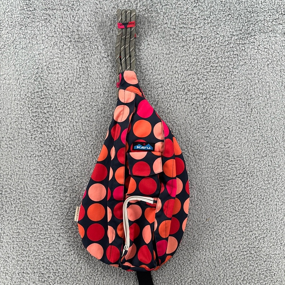 KAVU Original‎ Polyester Crossbody Rope Sling Bag Adjustable Rope Shoulder Strap